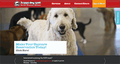 Desktop Screenshot of happydogspot.com