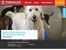 Tablet Screenshot of happydogspot.com
